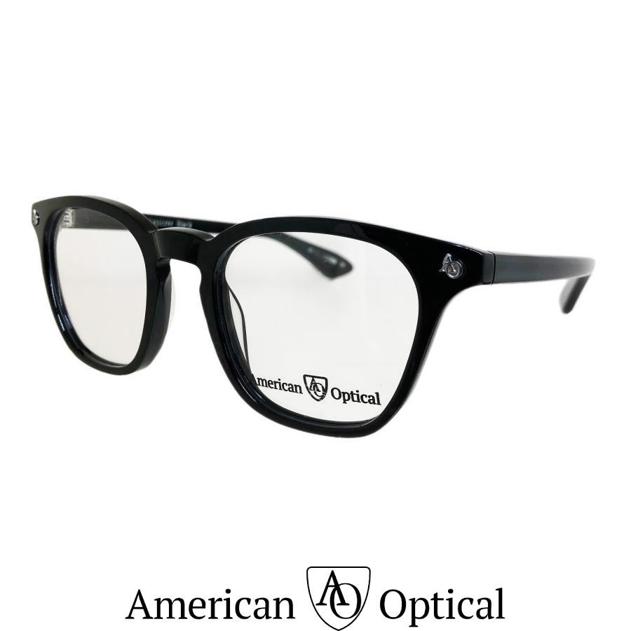 American Optical アメリカン オプティカル Explorer エクスプローラ Col.BLACK 黒 ウェリントンタイプ メガネ サングラス 正規取扱店 | AMERICAN OPTICAL