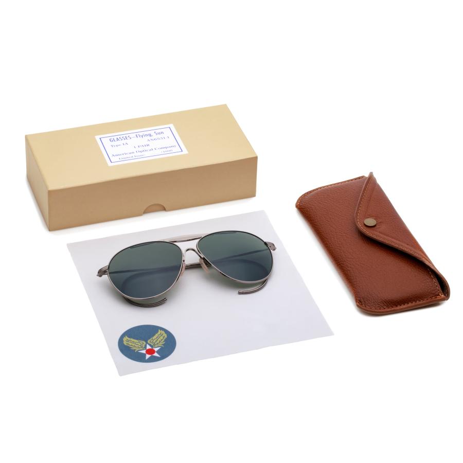 American Optical アメリカン オプティカル AN-6531 At.Silver/GN LE Hazemaster 限定生産 ティアドロップタイプ サングラス 日本未発売 正規取扱店 | AMERICAN OPTICAL | 09