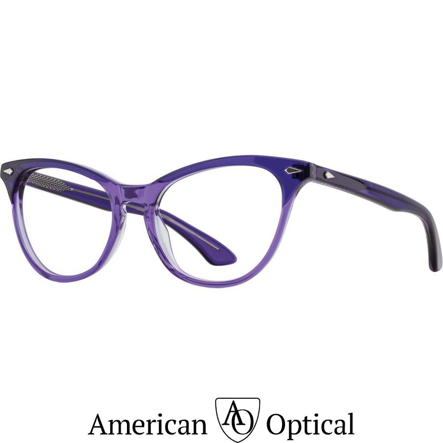 American Optical アメリカン オプティカル Clic クリック Col.Violet バイオレット フォックスタイプ メガネ 正規取扱店 | AMERICAN OPTICAL