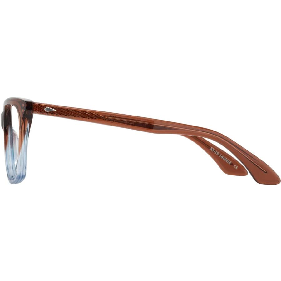 American Optical アメリカン オプティカル Nora ノラ Col.4 Cocoa Denim 茶×クリアブルー ウェリントンタイプ メガネ 正規取扱店 | AMERICAN OPTICAL | 02