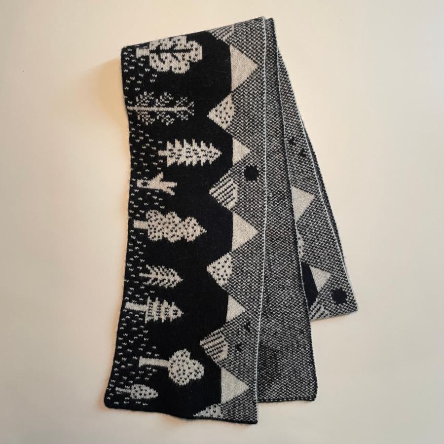 DONNA WILSON ドナウィルソン / Scarf Tree マフラー(BK) |  | 01