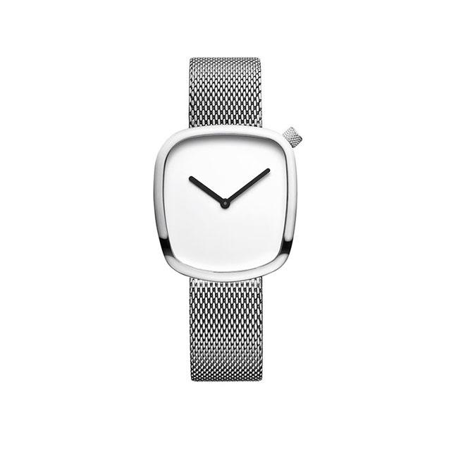 BERING ベーリング 18034-004 KiBiSi Pebble Watch ぺブルウォッチ ホワイト レディース 【正規】 | BERING