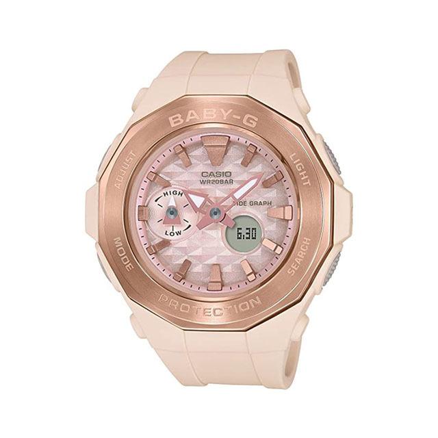 いいスタイル CASIO カシオ ベージュ ピンクベージュカラーズ G-LIDE BGA-225CP-4AJF ベビージー Baby-G 腕時計