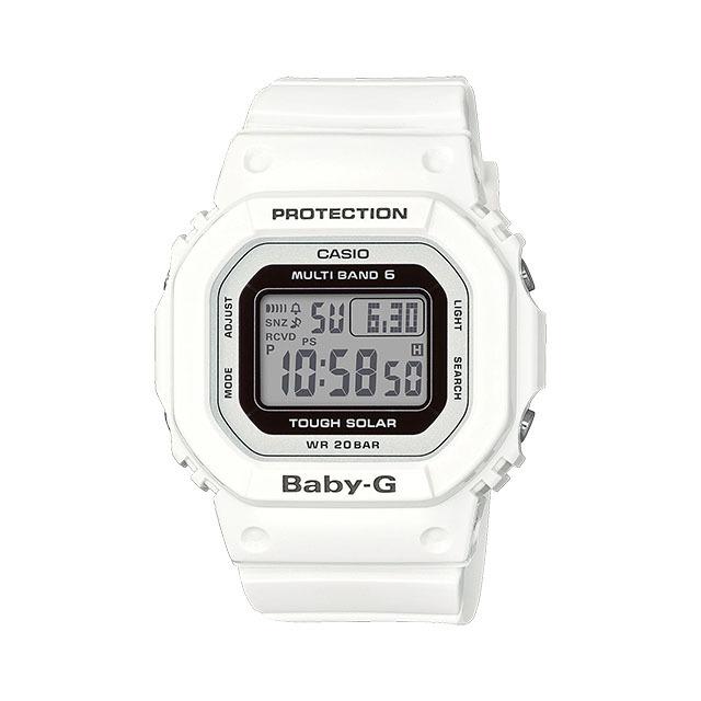 CASIO カシオ Baby-G ベビージー BGD-5000U-7JF ホワイト ソーラー電波｜e-second