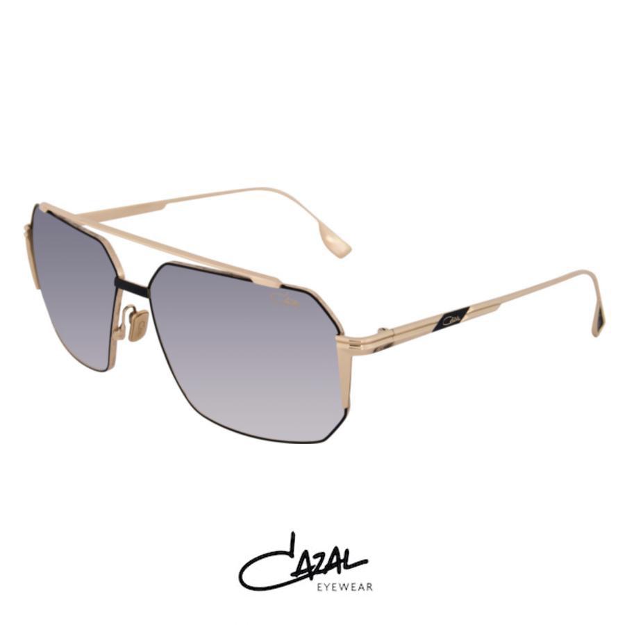 Cazal サングラス ゴールド グレー レンズ