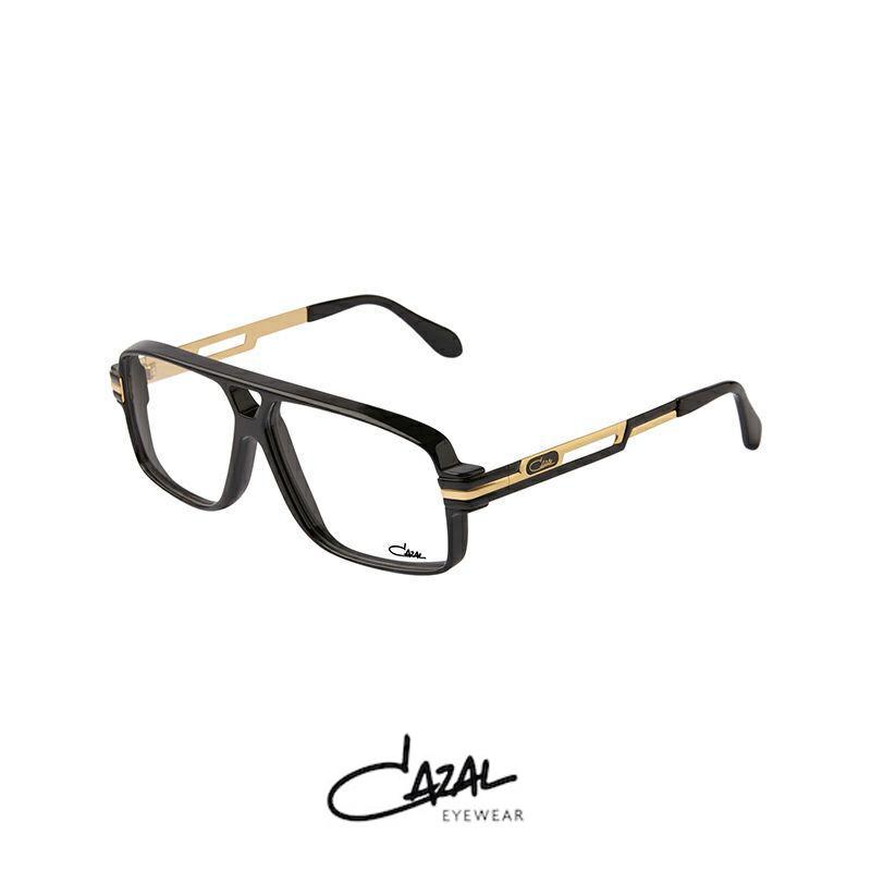 CAZAL カザール 6023 Col.001 ブラック×ゴールド スクエアタイプ 