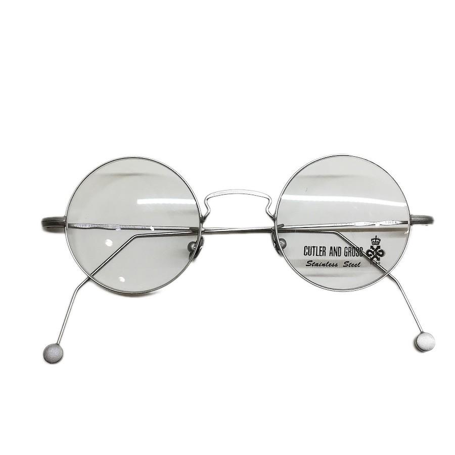 CUTLER & GROSS ヴィンテージ　サングラス シルバー グレー CUTLER AND GROSS カトラーアン ドグロス ヴィンテージ メガネ