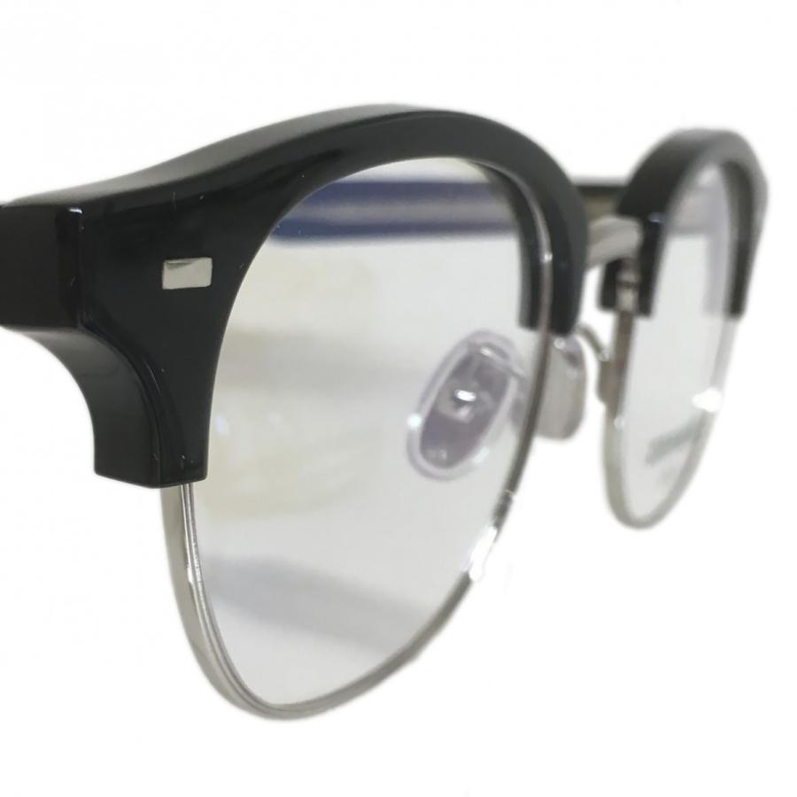 CUTLER AND GROSS カトラーアン ドグロス メガネ サーモントブロータイプフレーム 1333-01 BLACK 黒×シルバー 正規輸入品 | CUTLER AND GROSS | 04