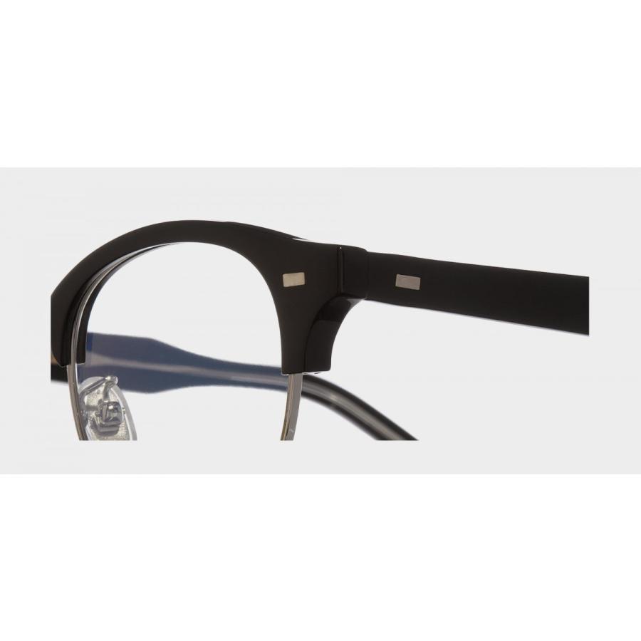 CUTLER AND GROSS カトラーアン ドグロス メガネ サーモントブロータイプフレーム 1333-01 BLACK 黒×シルバー 正規輸入品 | CUTLER AND GROSS | 09