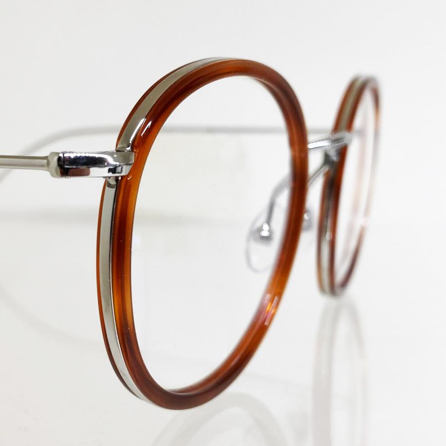 CUTLER AND GROSS カトラーアンドグロス MPOP 9000-HT Col.Honey Tur Silver Kingsman Optical キングスマン メガネ ボストンタイプ  セル巻き 正規輸入品 | CUTLER AND GROSS | 04