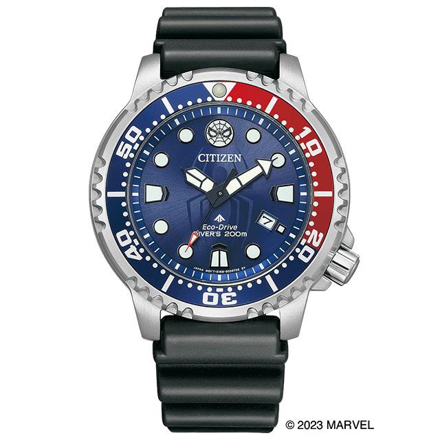 CITIZEN シチズン PROMASTER プロマスター BN0250-07L MARINEシリーズ スパイダーマンコラボ ソーラー 500本限定 | PROMASTER