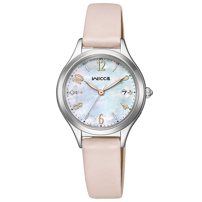 CITIZEN シチズン wicca ウィッカ  KS1-210-13 ソーラー電波 替えバンド付 限定 | wicca | 01