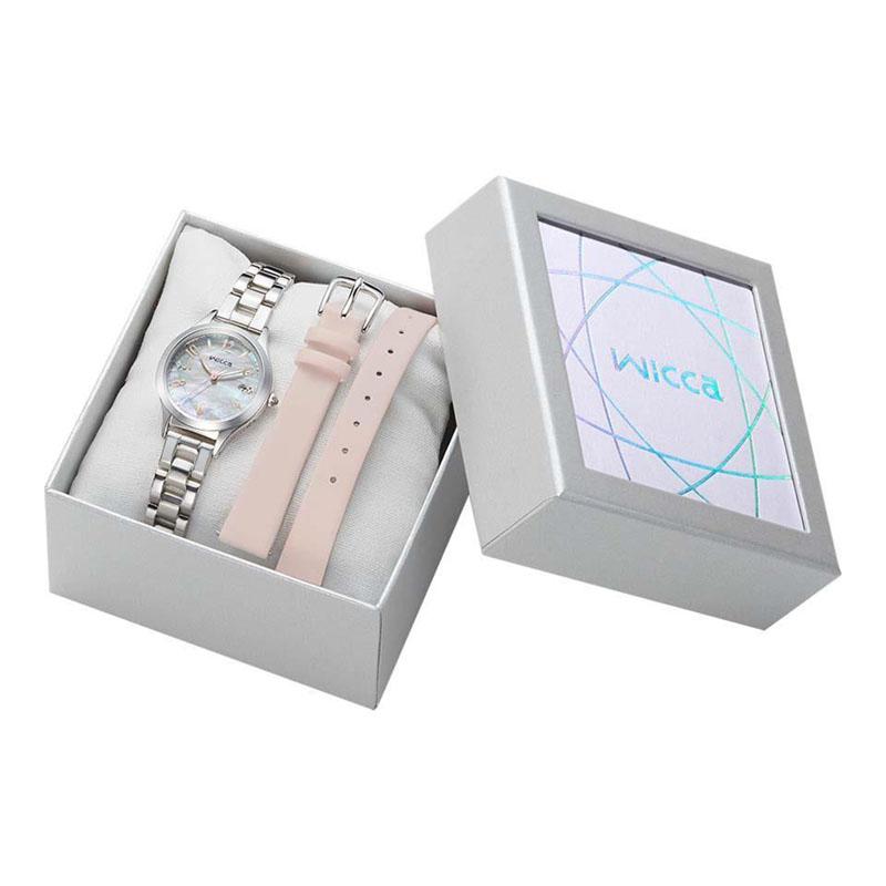 CITIZEN シチズン wicca ウィッカ  KS1-210-13 ソーラー電波 替えバンド付 限定 | wicca | 06