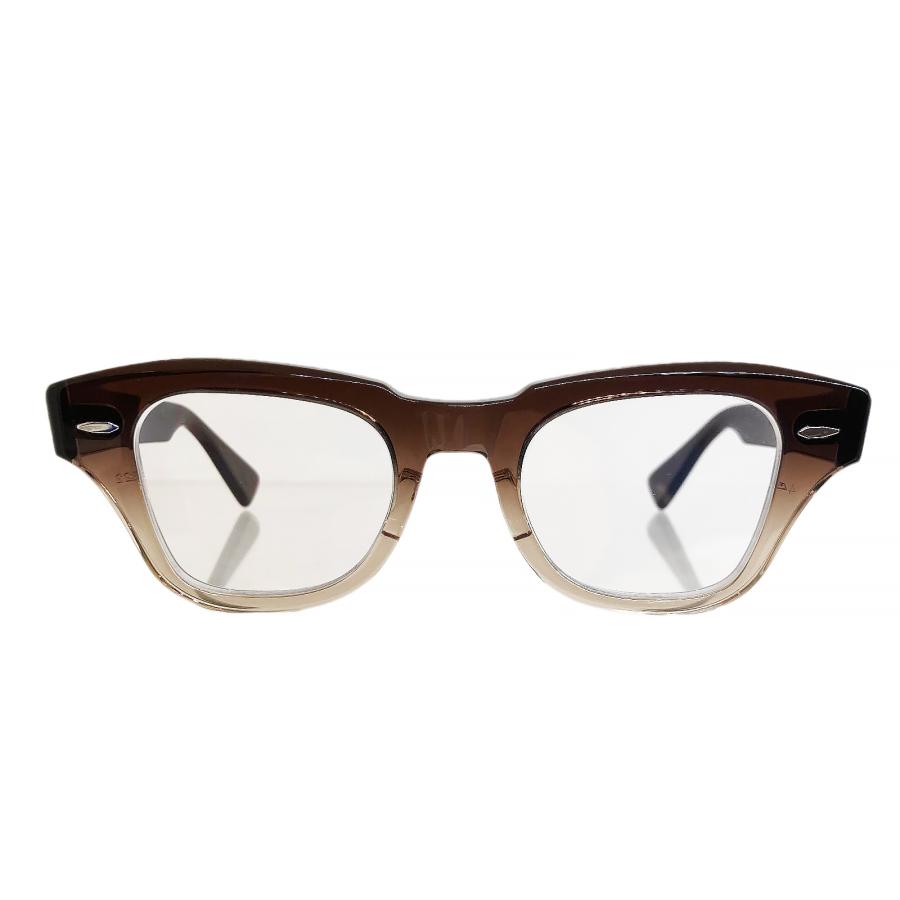 corner コーナー Pre W.F プレW.F Col.４ Brown Fade 茶-クリア / Clear Flat Lenses スクエアタイプ 正規取扱店 | corner | 01