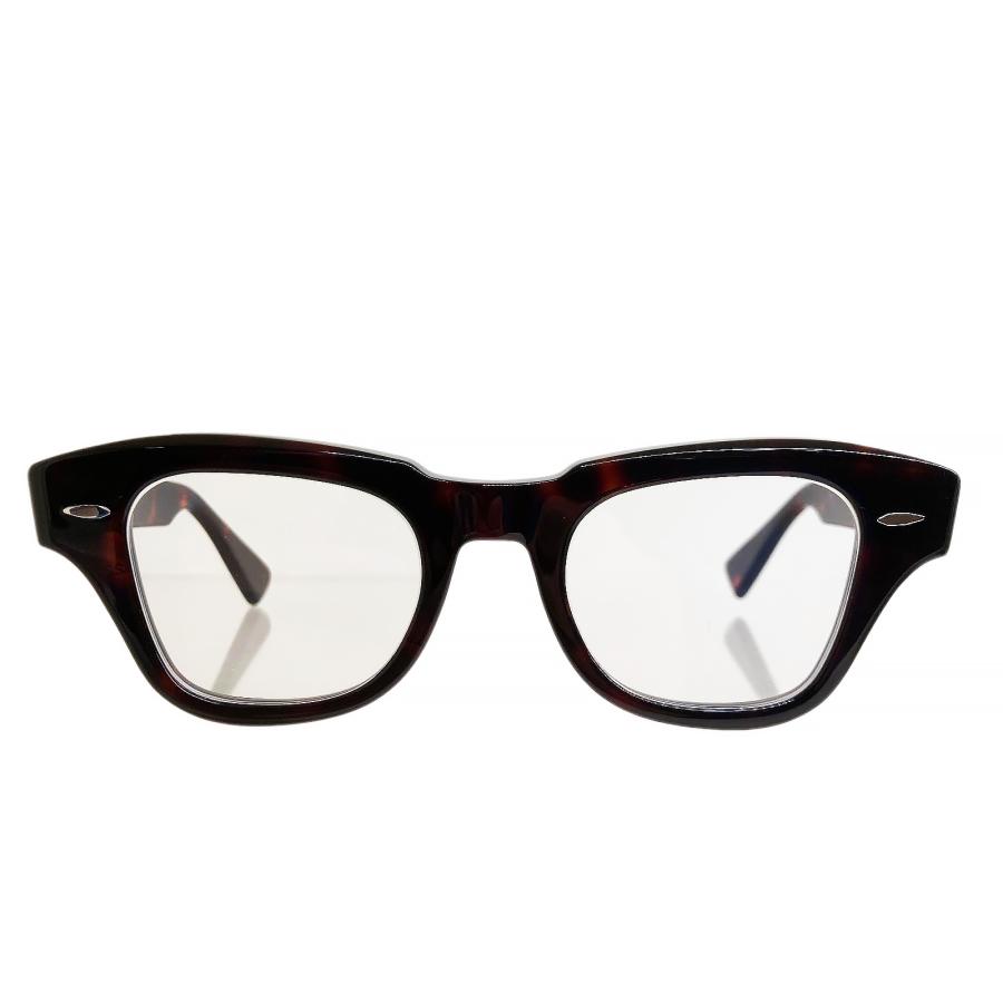 corner コーナー Pre W.F プレW.F Col.2 Tortoise 鼈甲柄 / Clear Flat Lenses スクエアタイプ 正規取扱店 | corner | 01