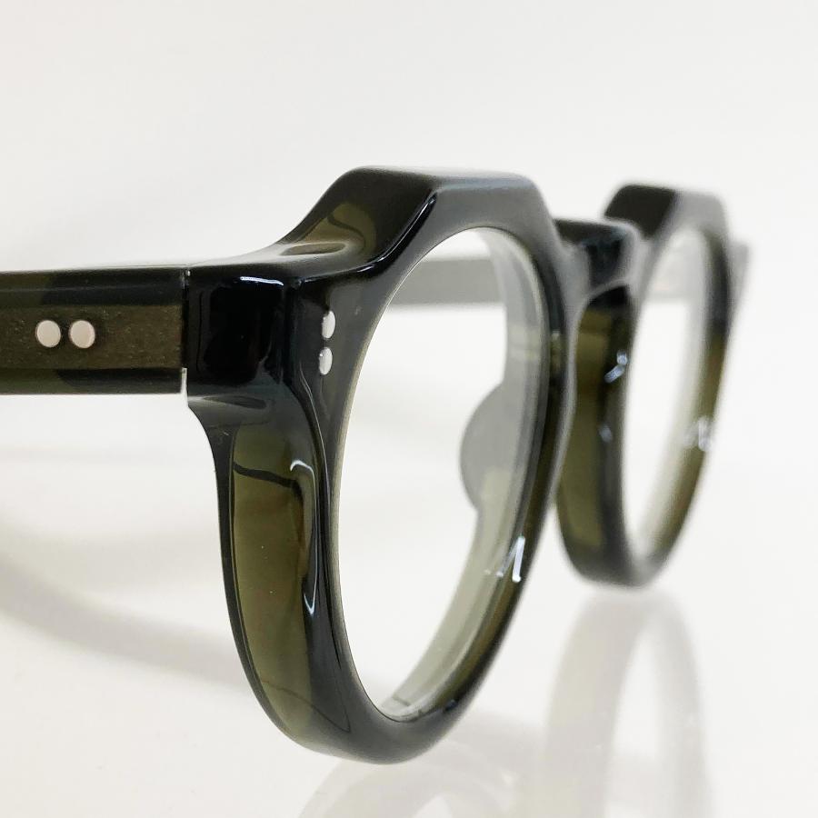 corner コーナー Decadence デカダンス Col.3 Olive / Clear Flat Lens クラウンパント メガネ 正規取扱店 | corner | 04