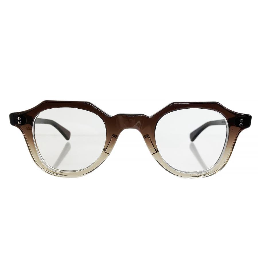 corner（コーナー） Manteau マント Col.4 Fade Brown / Clear Flat 