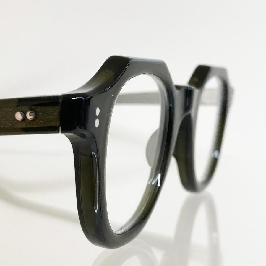corner コーナー Manteau マント Col.3 Olive/ Clear Flat Lenses クラウンパント メガネ 正規取扱店 | corner | 04