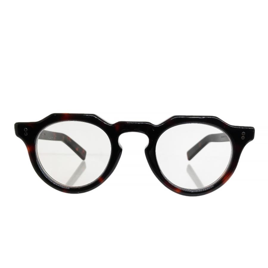 corner コーナー Decadence デカダンス Col.2 Tortoise 鼈甲色 / Clear Flat Lens クラウンパント メガネ 正規取扱店 | corner | 01