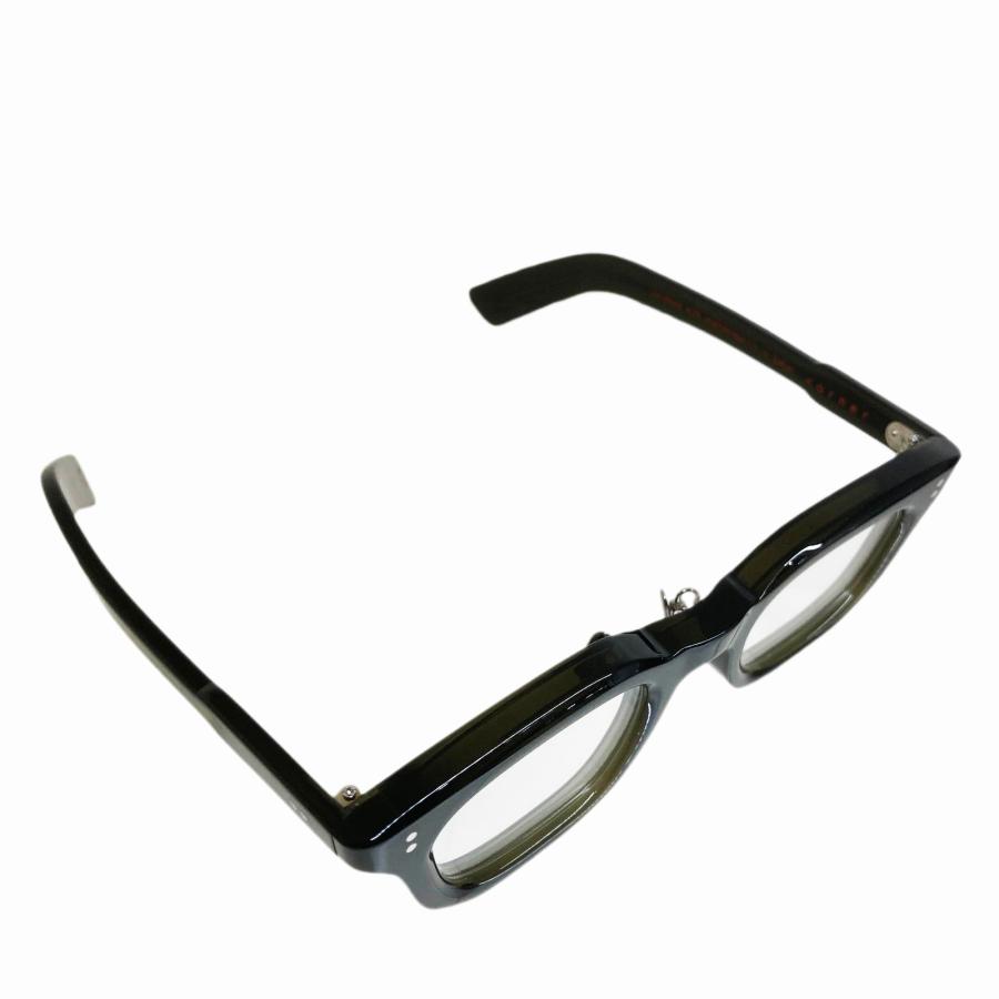corner コーナー Godard ゴダール Col.3 Olive 緑 / Clear Flat Lenses スクエア メガネ 正規取扱店 | corner | 03