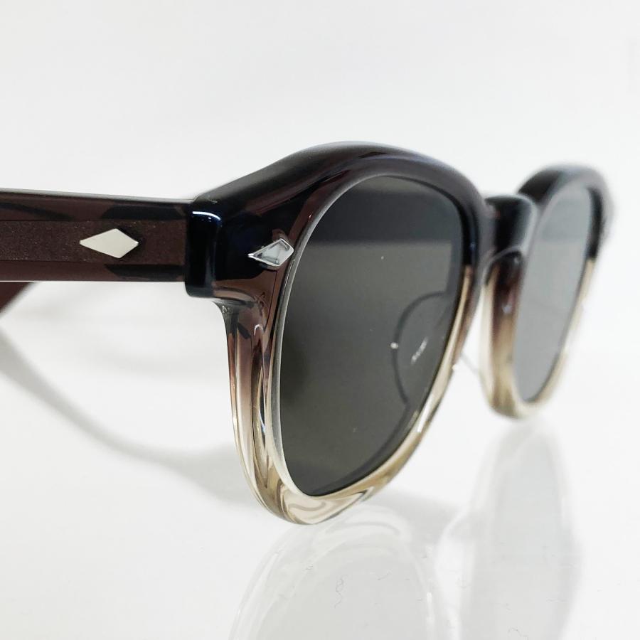 corner コーナー Locked Hands ロックドハンズ Col.4 Brown Fade / Green Flat Lenses サングラス ボストンタイプ 正規取扱店 | corner | 04
