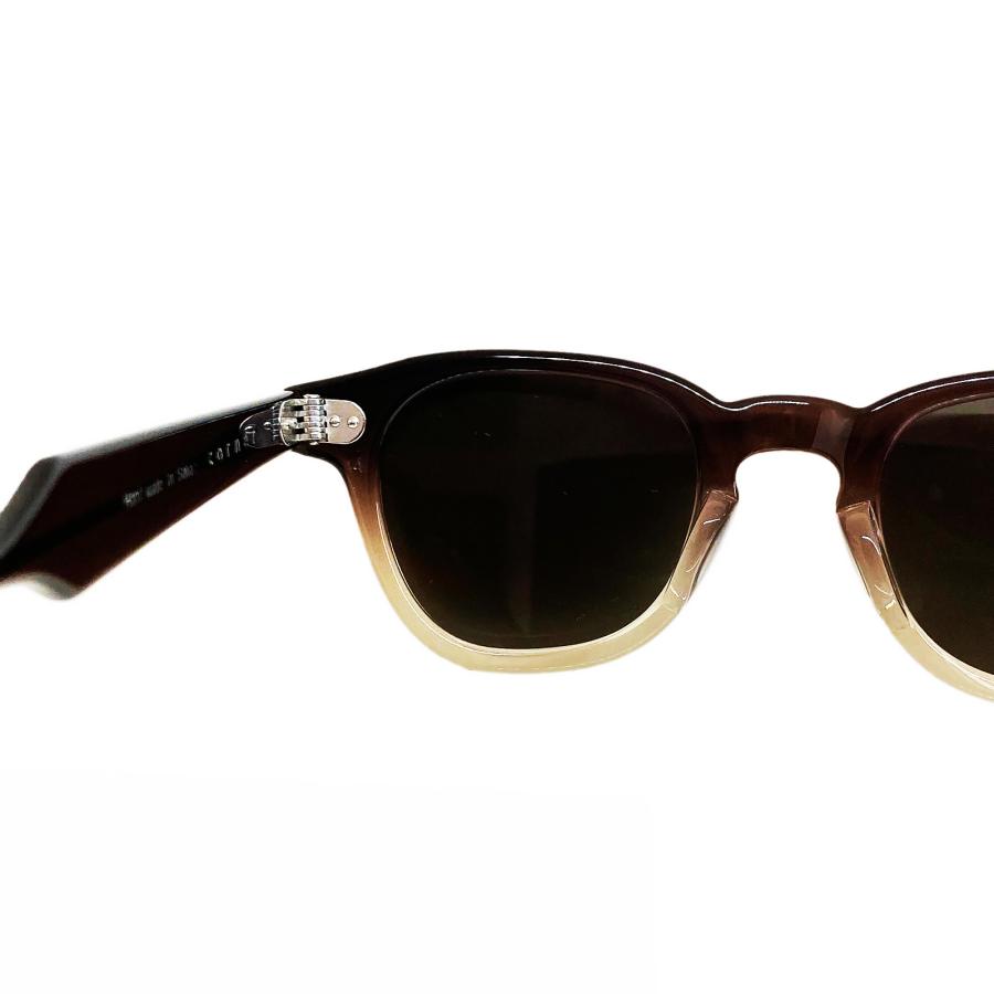 corner コーナー Locked Hands ロックドハンズ Col.4 Brown Fade / Green Flat Lenses サングラス ボストンタイプ 正規取扱店 | corner | 05