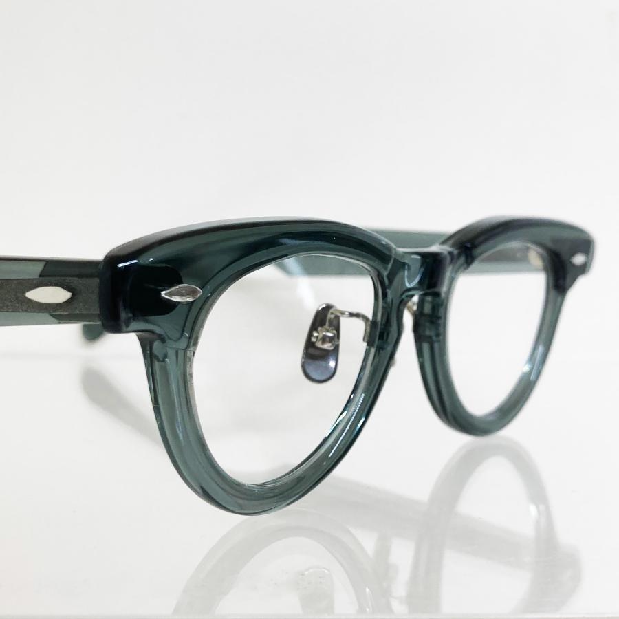 corner コーナー Night Bird ナイトバード Col.9 MIL Grey / Clear Flat Lenses フォックスタイプ メガネ 正規取扱店 | corner | 04