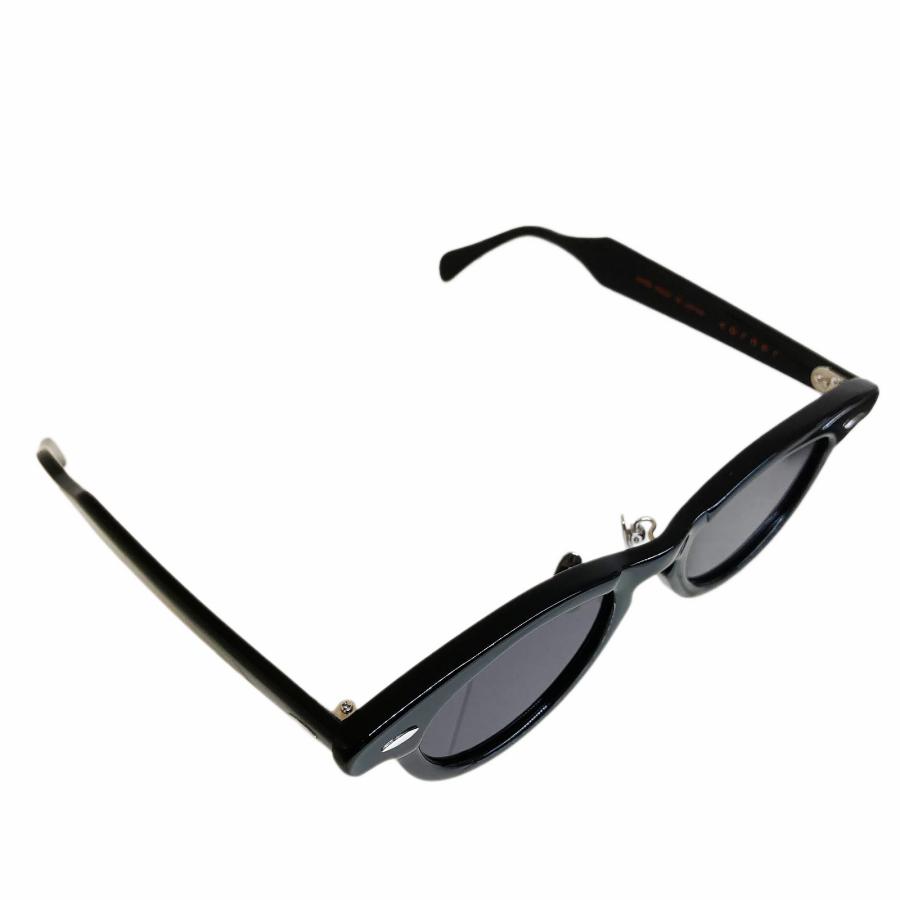 corner コーナー Night Bird ナイトバード Col.0 Black / Gray Flat Lenses フォックスタイプ サングラス 正規取扱店 | corner | 03