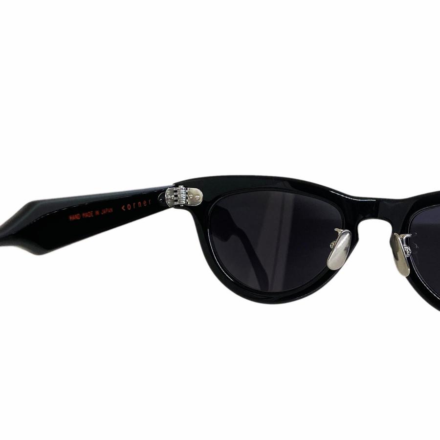 corner コーナー Night Bird ナイトバード Col.0 Black / Gray Flat Lenses フォックスタイプ サングラス 正規取扱店 | corner | 05