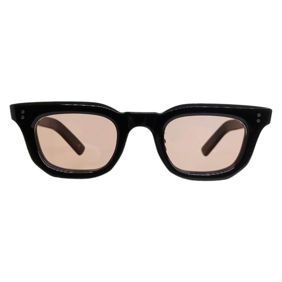 corner コーナー Godard ゴダール Col.1 Record Black 黒 / Smoke Red Flat Lenses スクエア サングラス 正規取扱店 | corner | 01