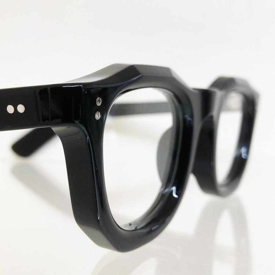 corner コーナー French Arnel フレンチアーネル Col.0 Black / Clear Flat Lens ウェリントン メガネ 正規取扱店 | corner | 04