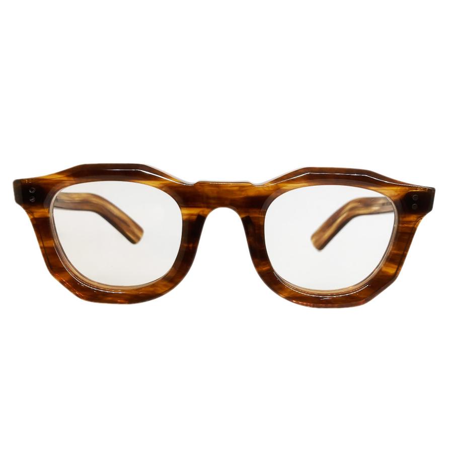 corner コーナー French Arnel フレンチアーネル Col.10 Geo Amber / Clear Flat Lens ウェリントン メガネ 正規取扱店 | corner | 01