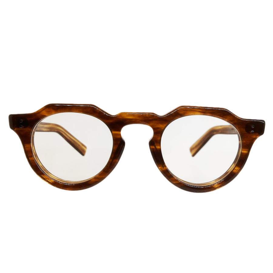 corner コーナー Decadence デカダンス Col.10 Geo Amber / Clear Flat Lens クラウンパント メガネ 正規取扱店 | corner | 01