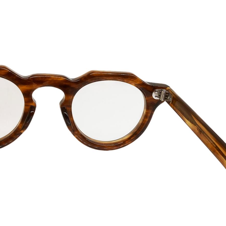 corner コーナー Decadence デカダンス Col.10 Geo Amber / Clear Flat Lens クラウンパント メガネ 正規取扱店 | corner | 05