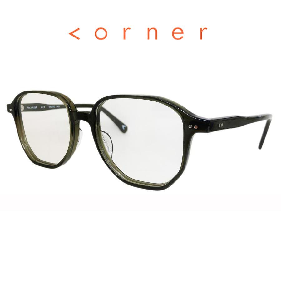 corner（コーナー） Macintosh マッキントッシュ Col.3 Olive/ Clear