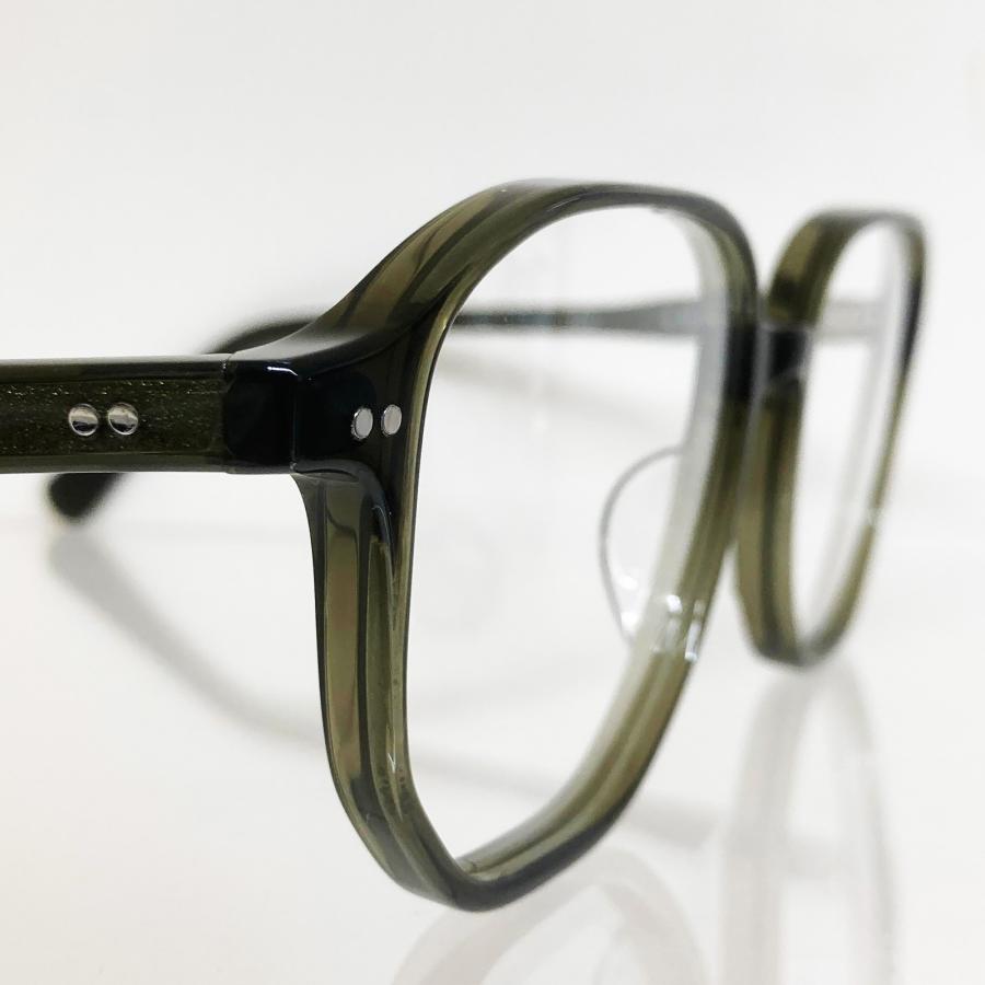 corner コーナー Macintosh マッキントッシュ Col.3 Olive/ Clear 2curved Lenses Researchシリーズ メガネ 正規取扱店 | corner | 04