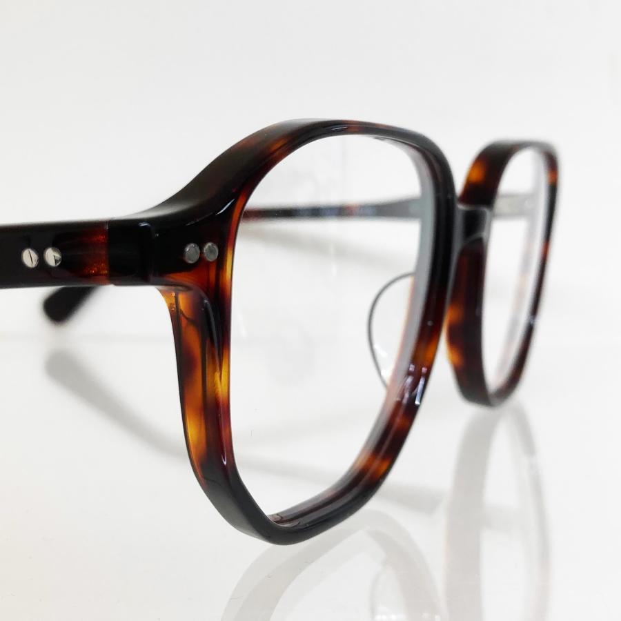 corner コーナー Macintosh マッキントッシュ Col.2 Tortoise / Clear 2curved Lenses Researchシリーズ メガネ 正規取扱店 | corner | 04
