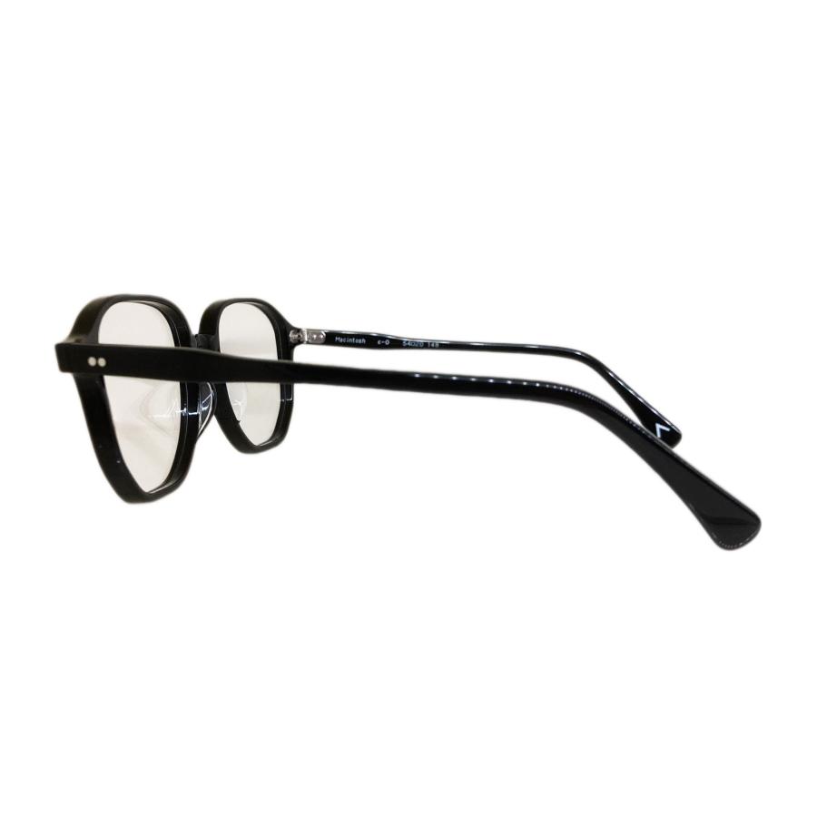corner コーナー Macintosh マッキントッシュ Col.0 Black / Clear 2curved Lenses Researchシリーズ メガネ 正規取扱店 | corner | 02