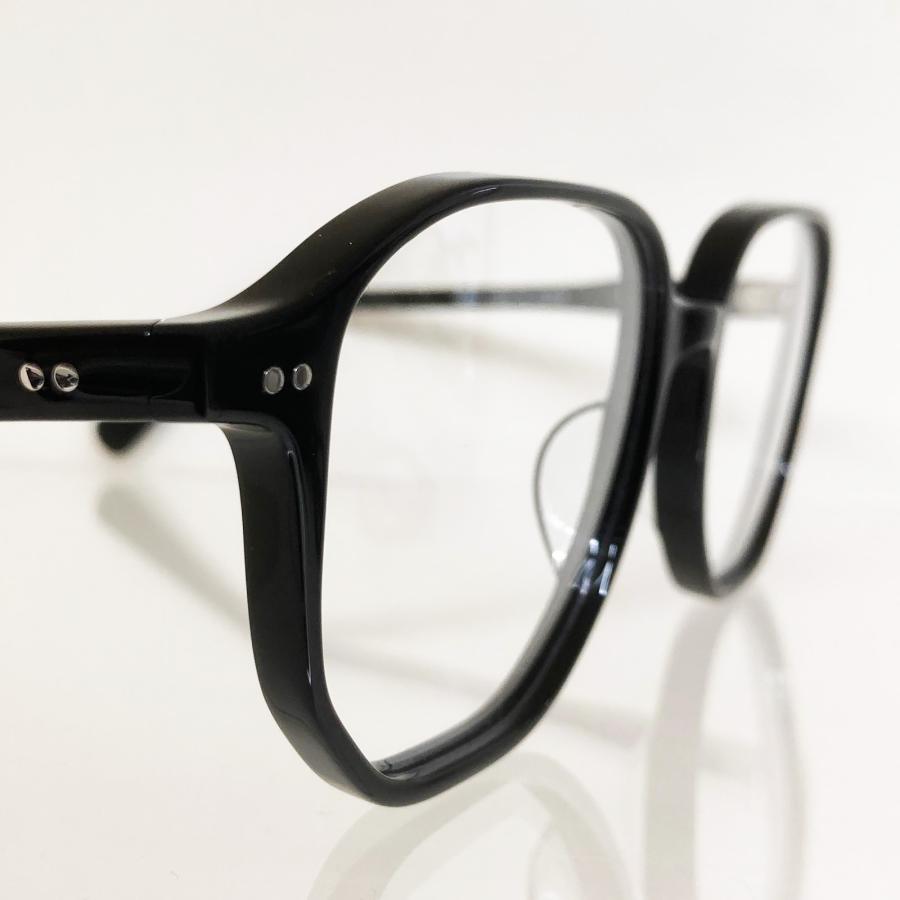 corner コーナー Macintosh マッキントッシュ Col.0 Black / Clear 2curved Lenses Researchシリーズ メガネ 正規取扱店 | corner | 04