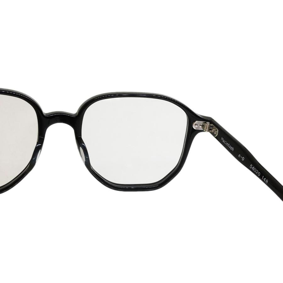 corner コーナー Macintosh マッキントッシュ Col.0 Black / Clear 2curved Lenses Researchシリーズ メガネ 正規取扱店 | corner | 05