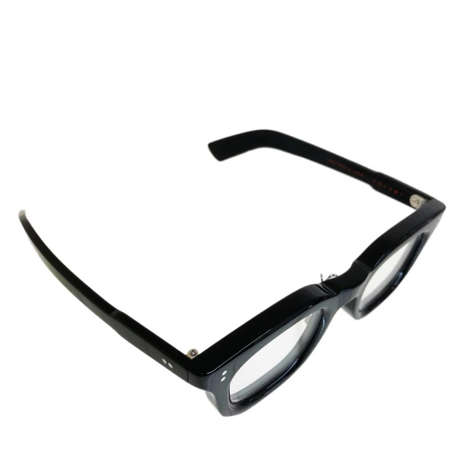 corner コーナー Godard ゴダール Col.0 Black 黒 / Clear Flat Lenses スクエア メガネ 正規取扱店 | corner | 03