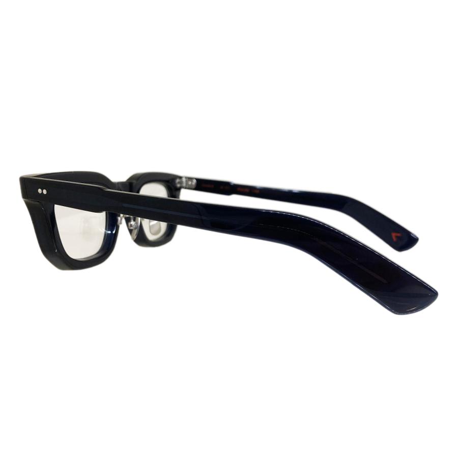 corner コーナー Godard ゴダール Col.11 Black in Blue 黒×青 / Clear Flat Lenses 限定色 スクエア メガネ 正規取扱店 | corner | 02