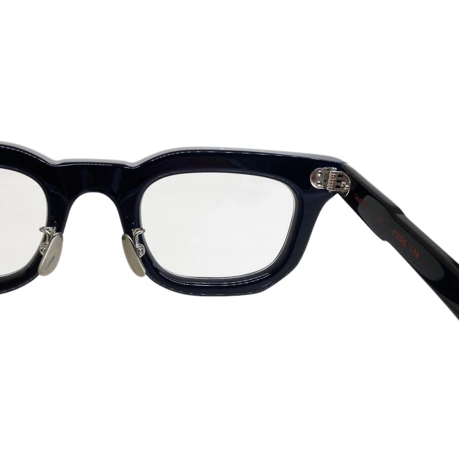 corner コーナー Godard ゴダール Col.11 Black in Blue 黒×青 / Clear Flat Lenses 限定色 スクエア メガネ 正規取扱店 | corner | 05