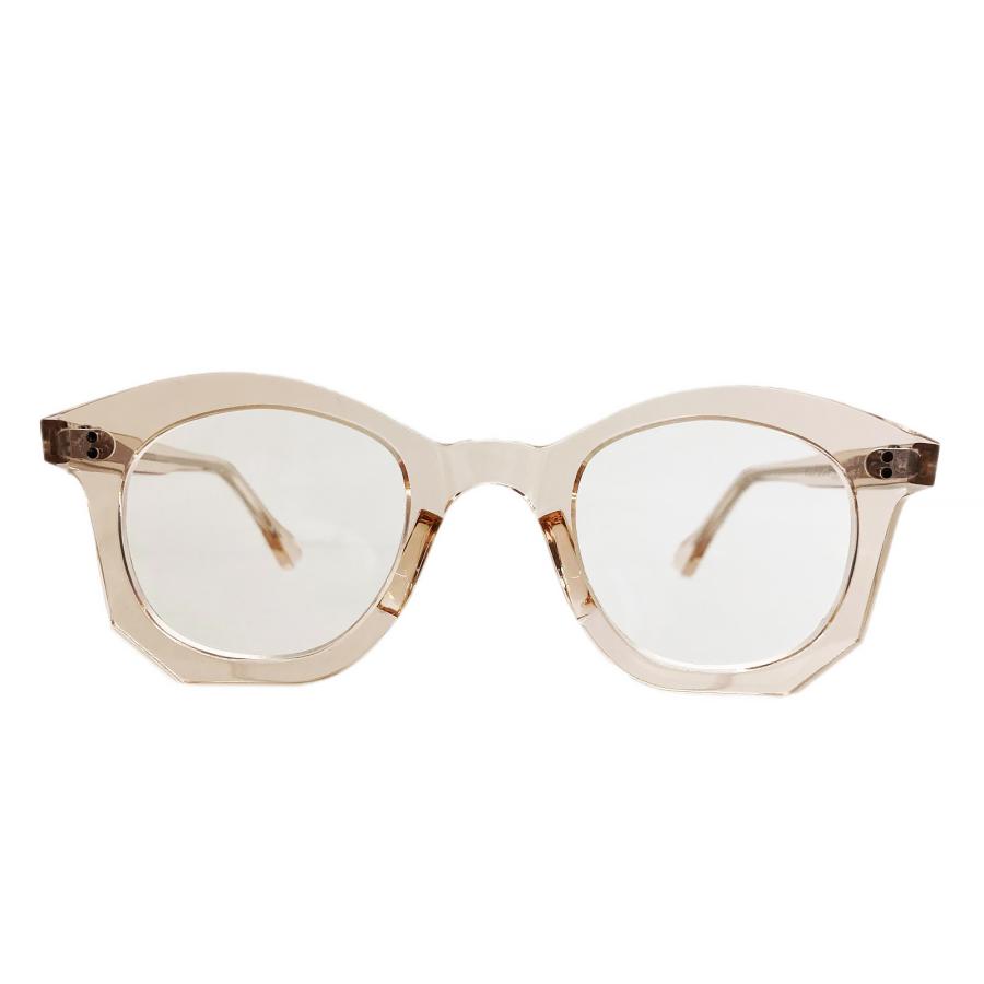 corner コーナー Drop ドラ Col.5 Fresh Rose ローズ系クリア / Clear Flat Lenses 4mm厚 ボストン メガネ 正規取扱店 | corner | 01