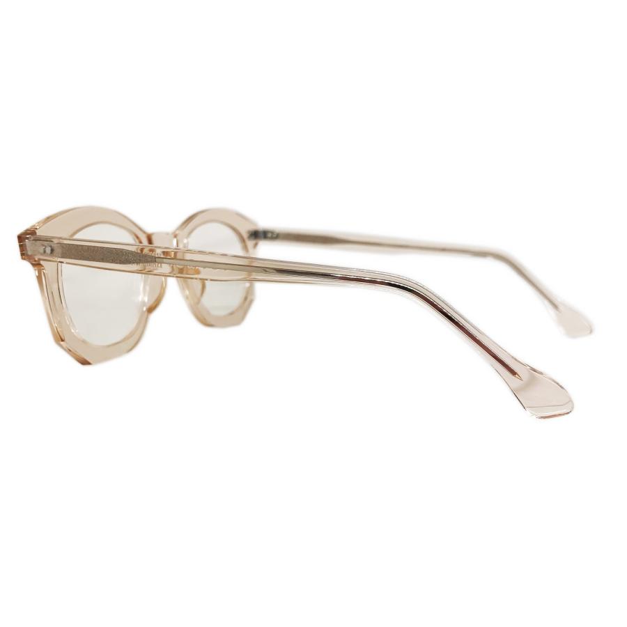 corner コーナー Drop ドラ Col.5 Fresh Rose ローズ系クリア / Clear Flat Lenses 4mm厚 ボストン メガネ 正規取扱店 | corner | 02