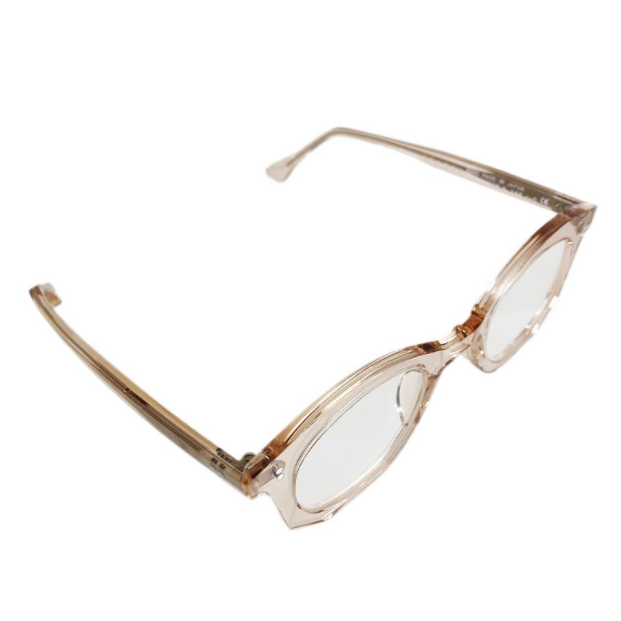 corner コーナー Drop ドラ Col.5 Fresh Rose ローズ系クリア / Clear Flat Lenses 4mm厚 ボストン メガネ 正規取扱店 | corner | 03