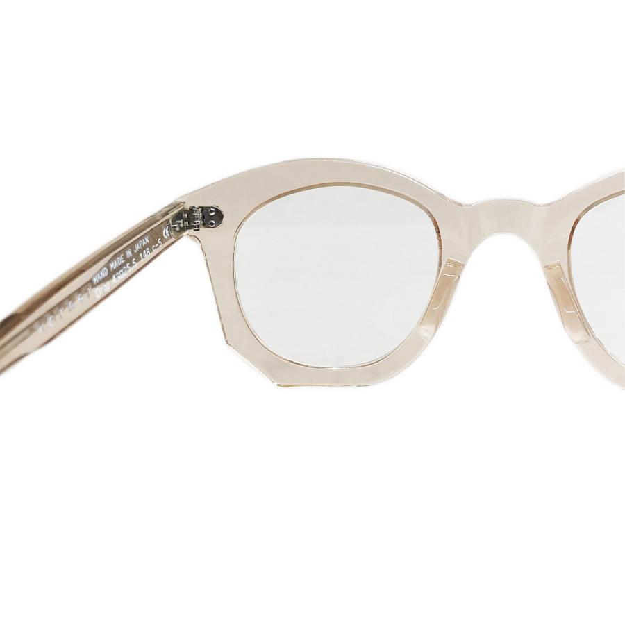 corner コーナー Drop ドラ Col.5 Fresh Rose ローズ系クリア / Clear Flat Lenses 4mm厚 ボストン メガネ 正規取扱店 | corner | 05