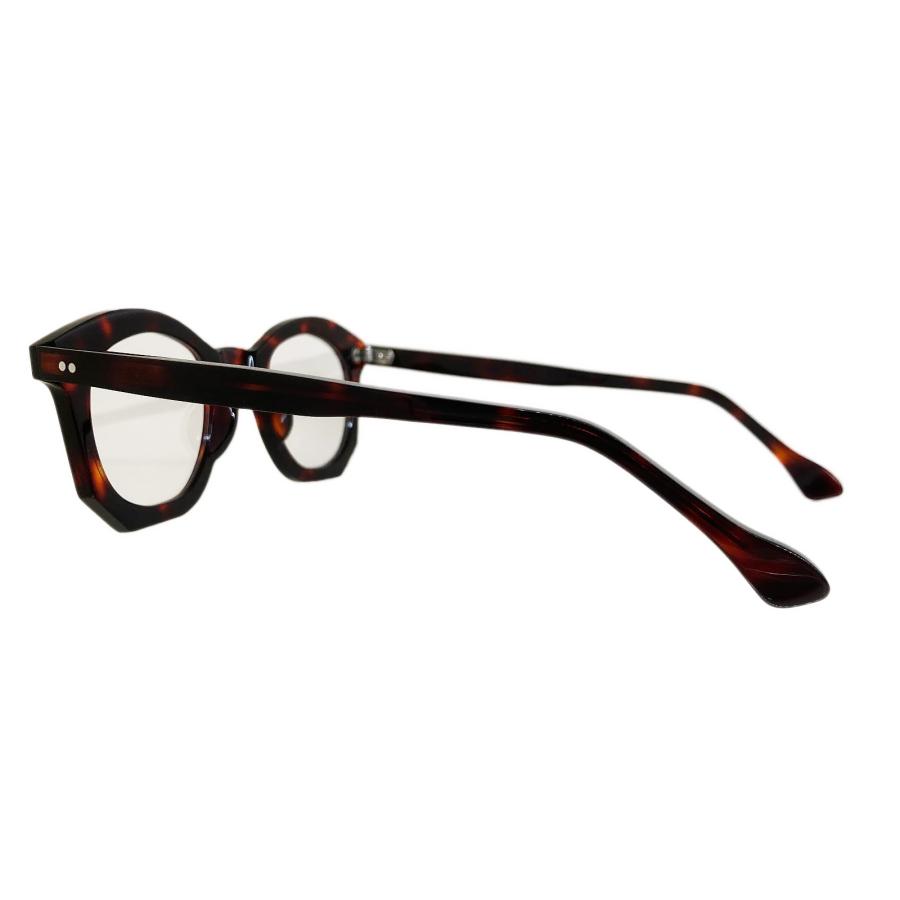 corner コーナー Drop ドラ Col.2 Tortoise べっ甲色 / Clear Flat Lenses 4mm厚 ボストン メガネ 正規取扱店 | corner | 02