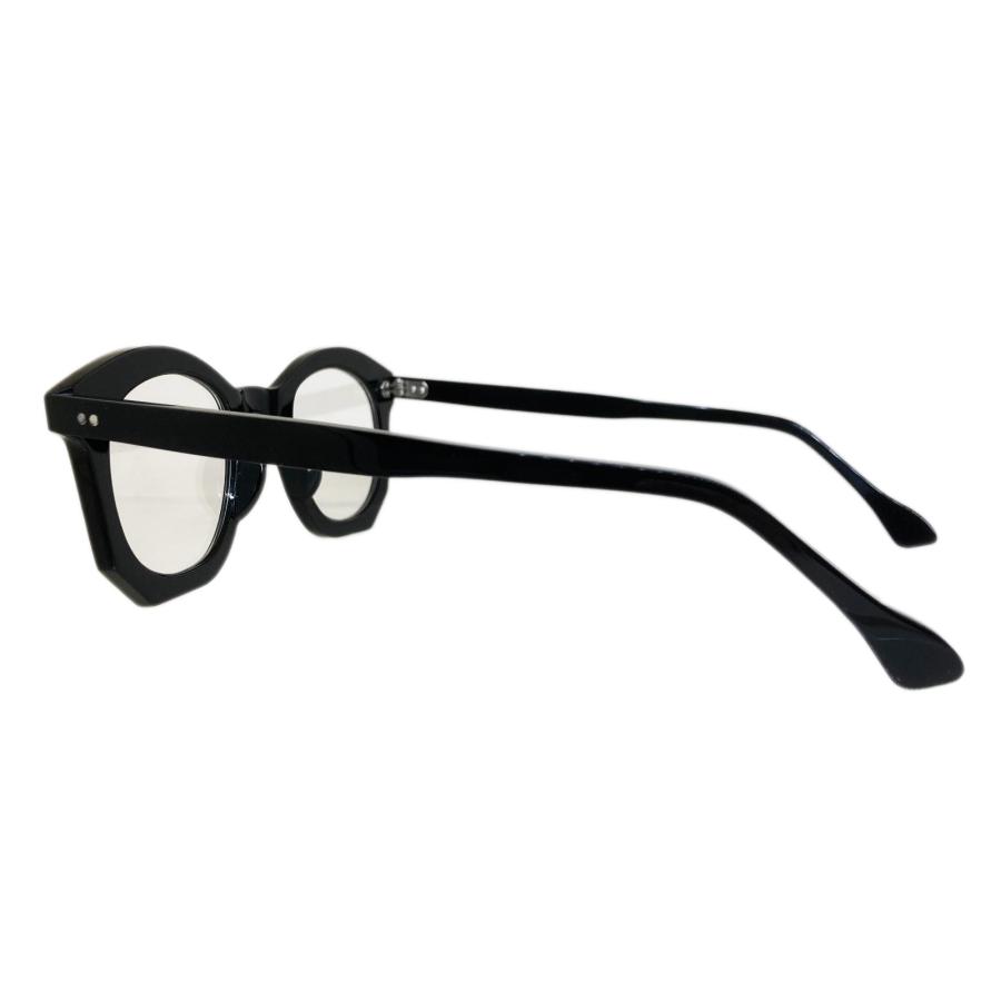 corner コーナー Drop ドラ Col.0 Black 黒 / Clear Flat Lenses 4mm厚 ボストン メガネ 正規取扱店 | corner | 02