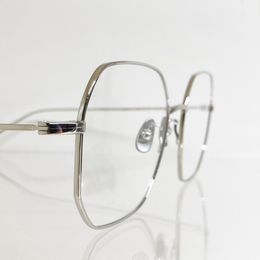 corner コーナー Brautigan/ブローティガン Col.M1 Silver 2カーブクリアレンズ チタン メタルフレーム メガネ 正規取扱店 | corner | 04